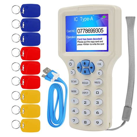 rfid card programmer|rf card read write device.